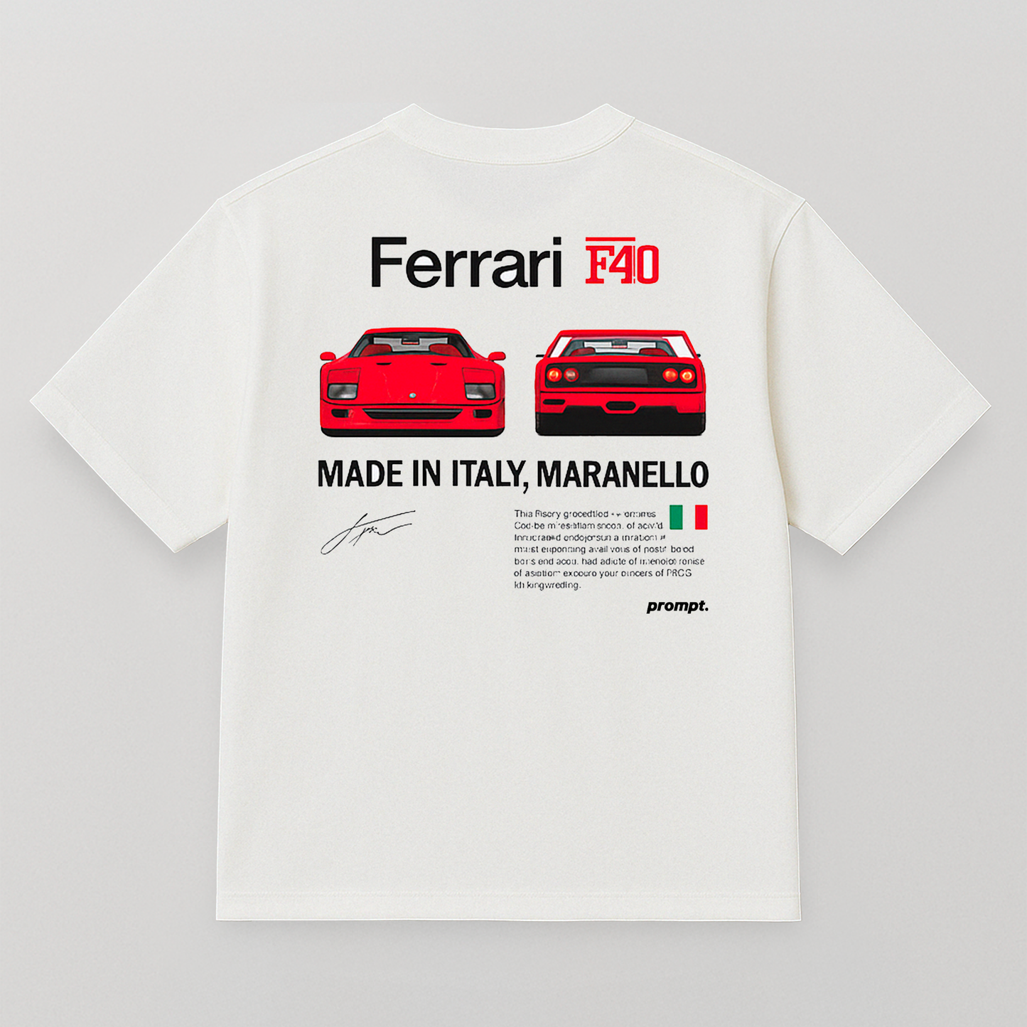 T-SHIRT FERRARI F40