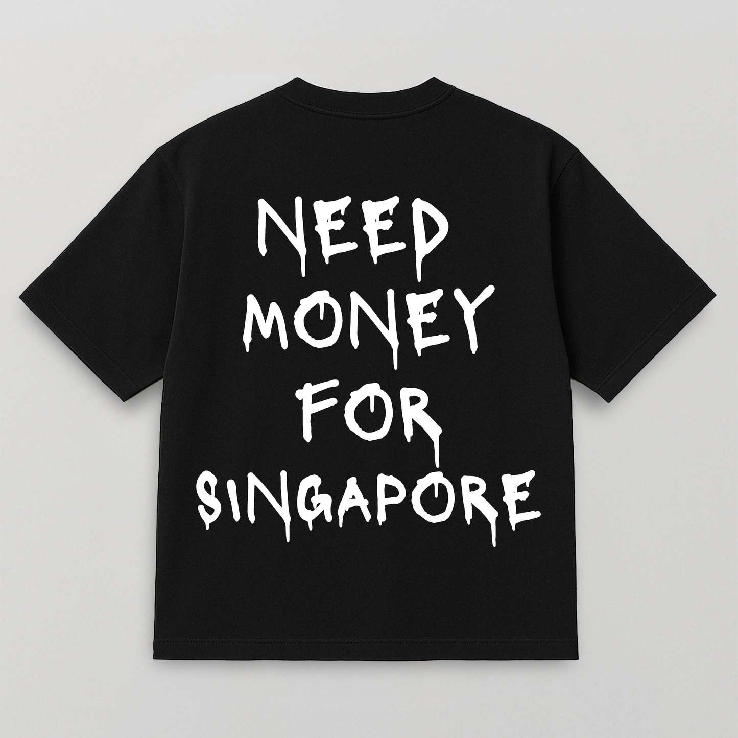 T-SHIRT NEED MONEY FOR SINGAPORE