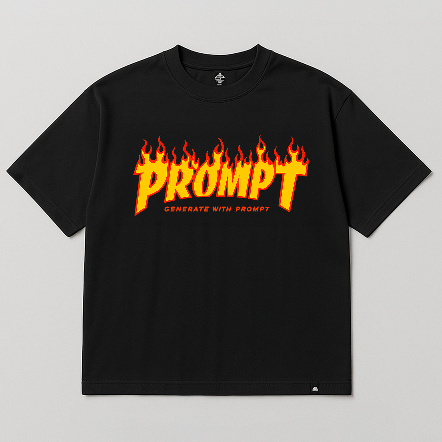 T-SHIRT PROMPTER ON FIRE