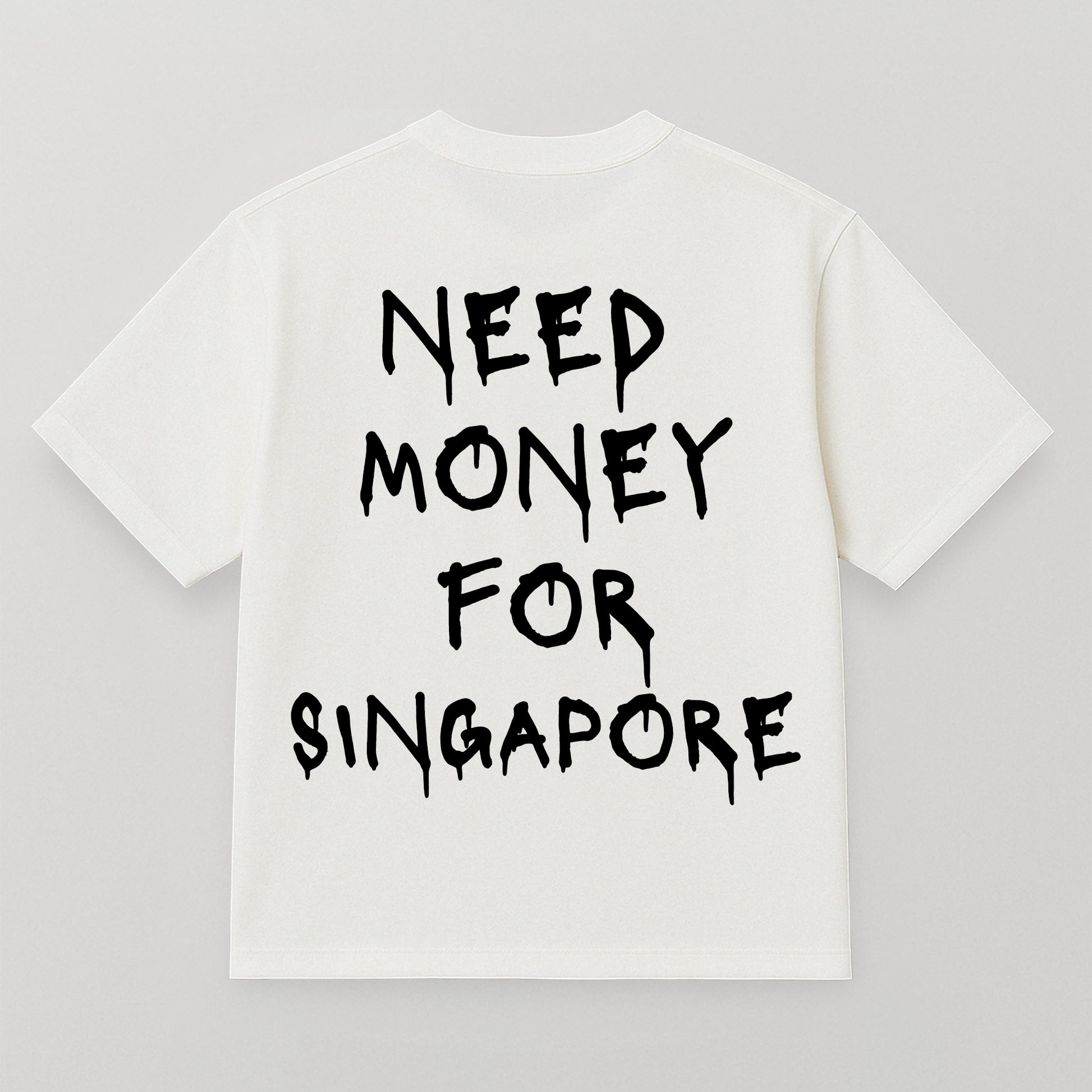 T-SHIRT NEED MONEY FOR SINGAPORE