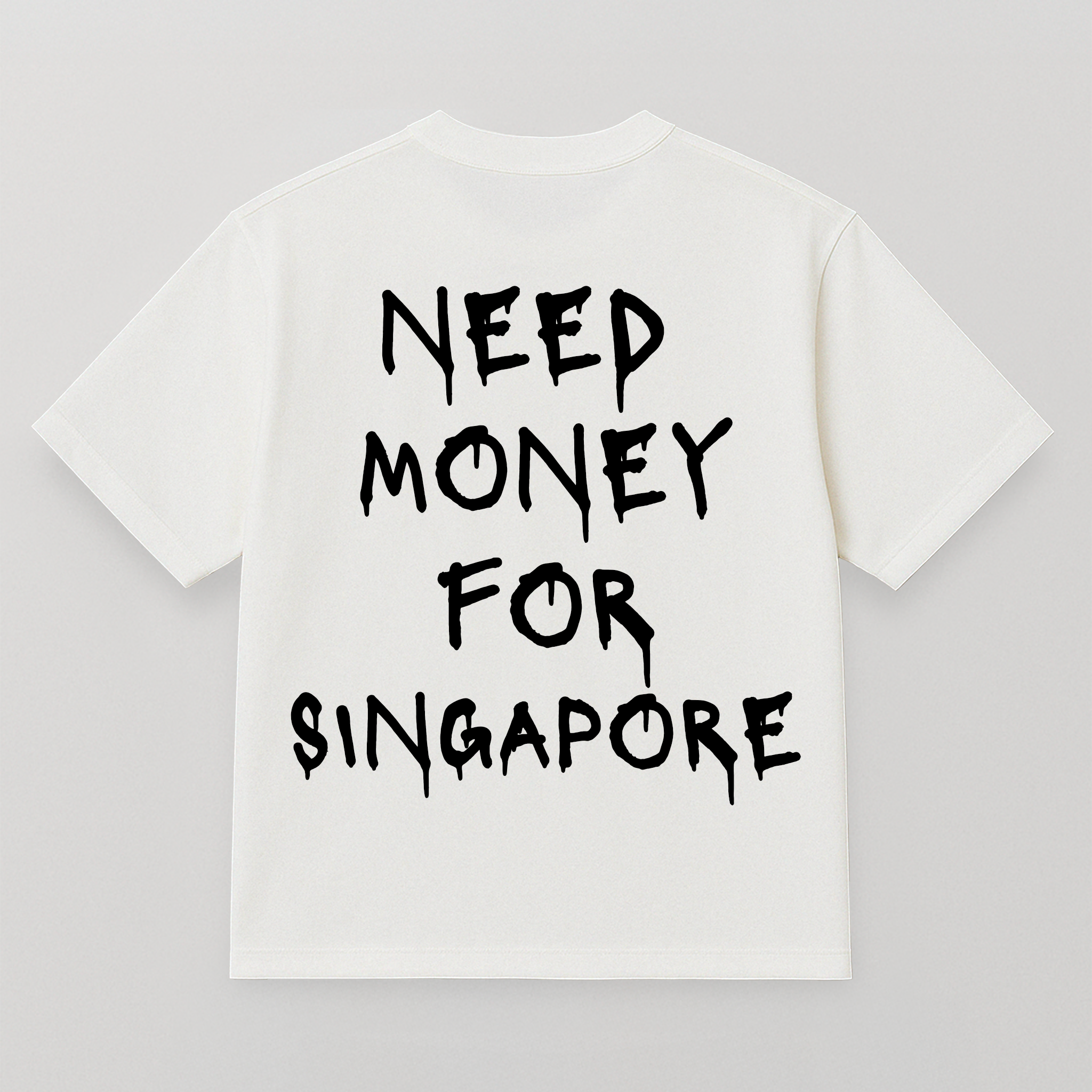 T-SHIRT NEED MONEY FOR SINGAPORE