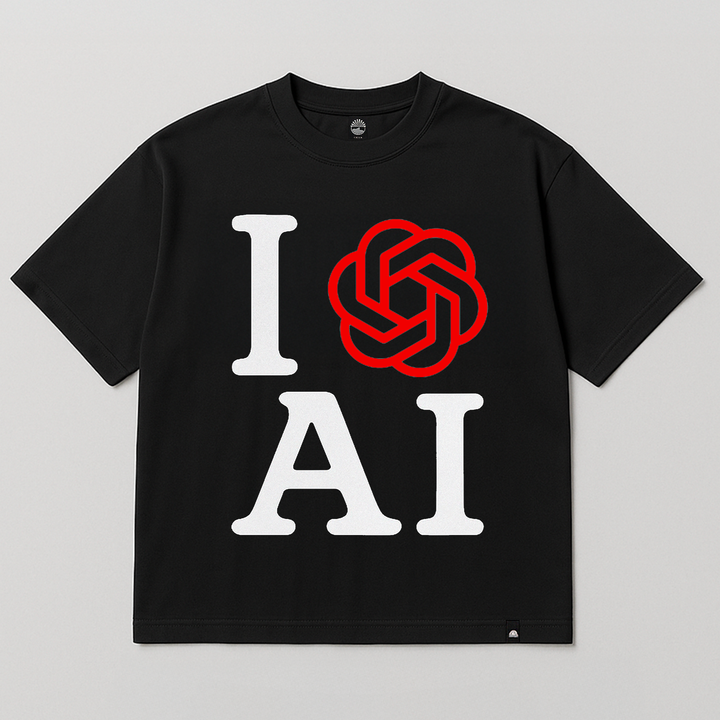 T-SHIRT I LOVE AI
