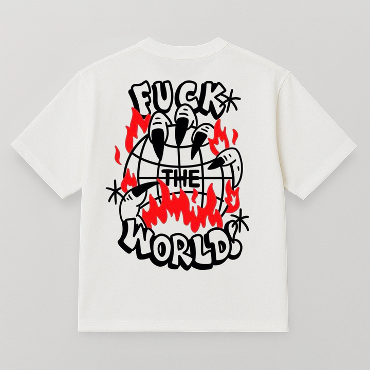 T-SHIRT F*CK THE WORLD